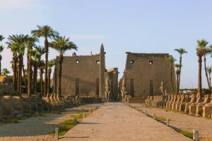 a view of the ruins of the temple at Vipxplor Travel in Luxor