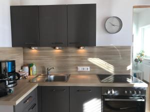 Köök või kööginurk majutusasutuses Ferienwohnung Mountaintop