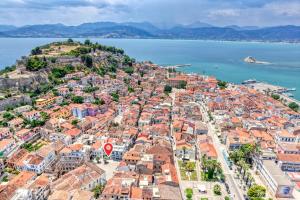 an aerial view of the city of dubrovnik in croatia at Pietra Grand Suite in Nafplio