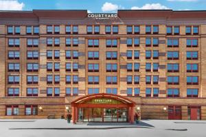 a rendering of a hotel with a building at Courtyard Providence Downtown in Providence