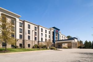 a rendering of the front of a hotel at Hampton Inn & Suites Chadds Ford in Glen Mills