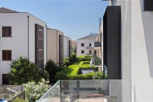 a view from the balcony of a building at Brezza Apartments in Santa Flavia