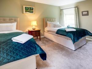 a bedroom with two beds and a window at Wanton Wa's in Edinburgh