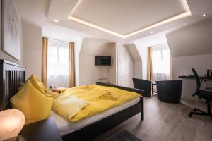 TV a/nebo společenská místnost v ubytování Max Aviation Villa & Apartments