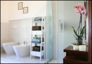 Kúpeľňa v ubytovaní Casa Vacanze Borc dai Cucs