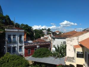 a view of the roofs of buildings at Historic House in Rio de Janeiro