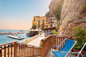 a view of the amalfi coast from a balcony at Casa della Marina - beach, seaview, wifi in Conca dei Marini
