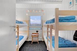a room with two bunk beds and a window at LN1791-Hjorring-Hongardsvej-1 in Hjørring +28 photos