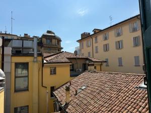 a view of a tile roof of a building at Tourist House Bologna - Self check-in in Bologna