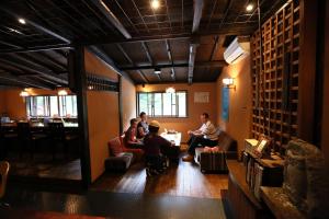 Posezení v ubytování Shima Onsen Kashiwaya Ryokan
