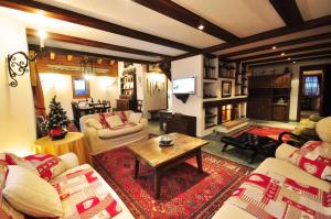 Posezení v ubytování Haus Tiefbach - Apartment Cervino