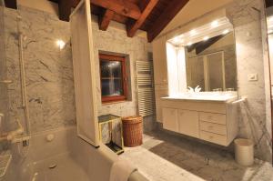 Koupelna v ubytování Haus Tiefbach - Apartment Cervino