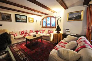 Posezení v ubytování Haus Tiefbach - Apartment Cervino