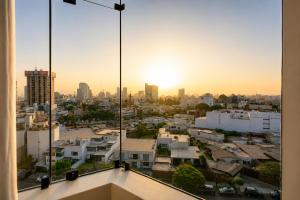 a view of the city from a building at BTH Hotel – Boutique Concept in Lima