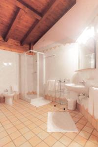 Koupelna v ubytování Agriturismo Pituello