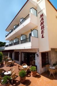 Balkón nebo terasa v ubytování Hotel Marbel