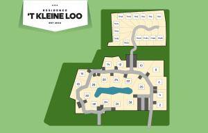 a floor plan of the taekwondo latency loop at Tiny House 10 Met Hottub in Wenum