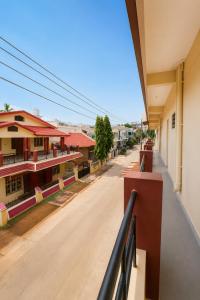 a view from the balcony of a building at SLV Comforts in Chikmagalūr