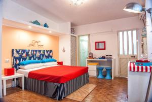 Llit o llits en una habitació de Depandance in Villa Gisella