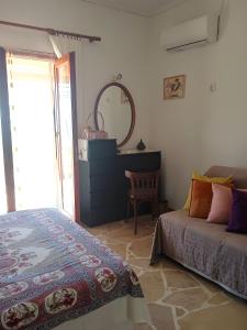 Katil atau katil-katil dalam bilik di Villa Tsapoula