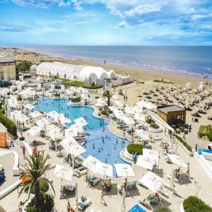 an aerial view of a resort with a beach at FS The Grand Sea Breeze in Baku