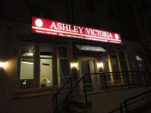a building with a sign that reads ashley victoria at Ashley Victoria in Blackpool