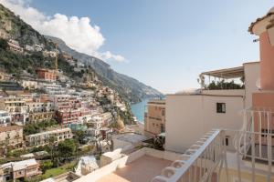 a view of the amalfi coast from a house at Milky Suites Positano in Positano