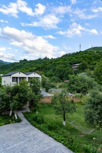 a house on top of a hill with a green field at Spitak Tun in Ijevan