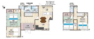 a floor plan of a house with prices at Shiokaze Miura Kaigan - 三浦海岸 in Miura