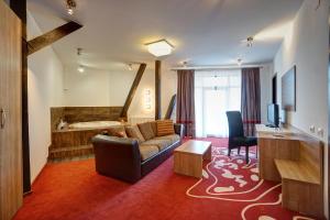 Posezení v ubytování Hotel Ave Lux