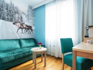 Istumisnurk majutusasutuses Thon Hotel Polar