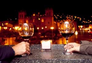 Nápoje v ubytování Hotel Plaza de Armas Cusco