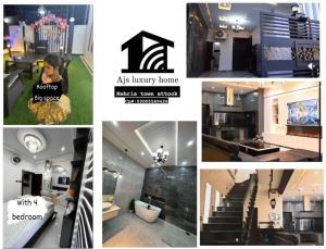 a collage of pictures of a house at Meria town attock in Attock