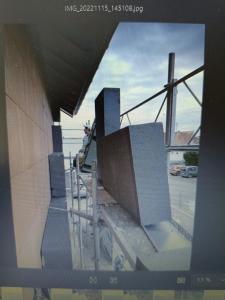 a view of an airport with a fence at La Pause in Soultz-Haut-Rhin +1 photo
