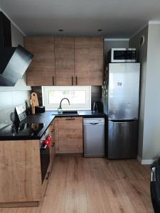 Dapur atau dapur kecil di Remoda homestay rooms