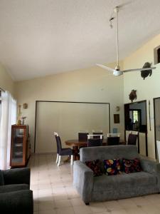 a living room with a couch and a table at MJ Marina in Mtwapa