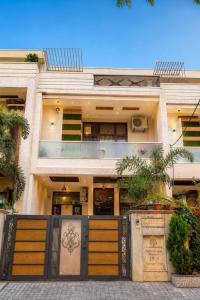 a large building with a gate in front of it at Entire 3BHK Villa for Families & Groups with Kids Play Area in Jaipur