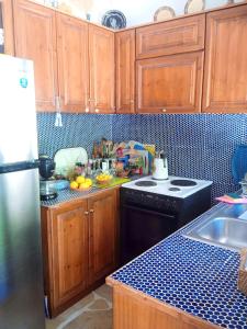 Dapur atau dapur kecil di Villa Tsapoula