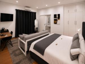 Et tv og/eller underholdning på Salisbury House by 306 Accommodation