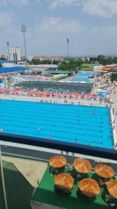 a view of a swimming pool at a beach at Vivo in Jagodina