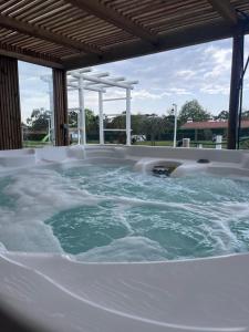 a jacuzzi tub with icy water at Casa Silva in Zambujeira do Mar