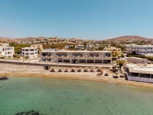an aerial view of a beach with buildings and the water at Armia Experience Hotel in Vári