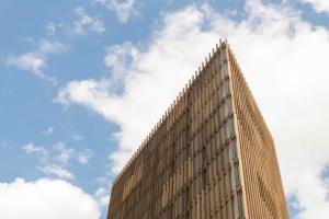 a tall brown building with a sky in the background at Cove Paradise Street in Liverpool +3 photos