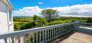 a view from the balcony of a house at SeaClusion Barna in Barna