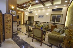 Zona d'estar a Amin Hotel