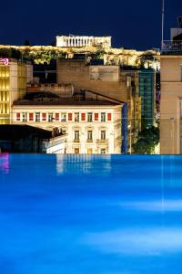 a view of the city from the rooftop of a building at VISION Omonia Athens in Athens