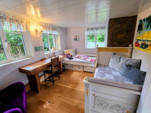 O zonă de relaxare la HR Cottage am Honigbach