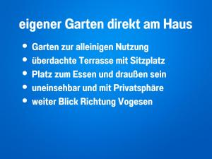 a screenshot of a cell phone with the text elder garden check an has at Gesindehaus Charis Ferienhaus nahe Europa Park mit eingezäuntem Garten ideal für Hunde Paare und Familien in Kippenheim
