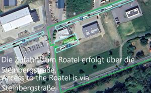 a map of the rebuild of a football stadium at Roatel Helmstedt A2 my-roatel-com in Helmstedt