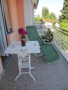 Balkón nebo terasa v ubytování Apartment Grzin